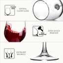 FAWLES Fully Tempered Wine Glasses, Shock Resistant Wine Glass Set for Red or White Wine, Dishwasher Safe Stem Glasses for Restaurants, Bars, Home (Set of 12, 12 oz)