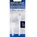 Wireless Gear Sync & Charge Cable, White - 3.2 ft