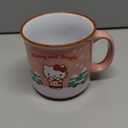 Silver Buffalo Hello Kitty Holiday Sweaters Icons and Snowflakes 20oz Ceramic Camper Mug (Pink/Multi)