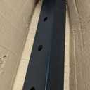 36" Side Mount Stair Railing Post, Stainless Steel Left Side 25-35 Degrees Stair Post w/Cable Grommets, Space-Saving Fascia Mount Deck Stair Railing System, 1/8" Black Cable Railing Kit, RG72