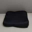 Office Chair Cushion - Breathable Pressure Relief Seat Cushion with Hours Sitting on Gaming/Car/Wheelchair, Extra-Dense Air Fiber for Orthopedic Coccyx, Sciatica & Hip Support (Black)