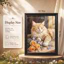 Tinkeps 18x24 Vintage Black Resin Frame, Shatter-Resistant, Ornate Border