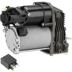 Air Suspension Compressor Pump with Relay Fits for BMW X5 2007-2013, Fits for X6 2008-2014, Replace for 37206799419, 37206789938, 37226785506, 37206859714, 37226775479