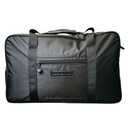 Packaboo Luxe Premium Baby Travel Bag & Hanging Closet Organizer | Water-Resistant Nylon Diaper Duffel with 24 Expandable Mesh Pockets, Luggage Sleeve & TSA-Approved Carry-On Size for Family Travel