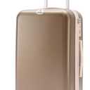 20 Inch Carry On Luggage for Women, Lightweight Hardside Suitcase with 360 Spinner Wheels, TSA Lock, Durable Luggage for Travel, Titanium Gold