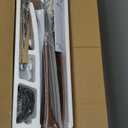 Haipeel 60 Inch Outdoor Ceiling Fans with Lights, Solid Wood Propeller 3 Blades Ceiling Fans with Lights and Remote Control Outdoor Fan for Patios Indoor, High CFM ETL Listed, Dark Walnut