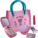 Dress-Up-America Toddler Purse  Pretend Play Purse Toys for 1, 2, 3 Year Old Girl, My First Purse Birthday Gift for Toddlers and Girls