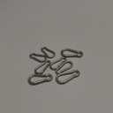 8 Pcs Carabiner Clip Steel Snap Hook - Heavy Duty Quick Link Keychain, Metal Snap Hook for Dog Leash, Outdoor Camping, Swing, Hammock, Hiking(M6,60mm, can Hold 300lbs)