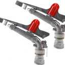 2" Agriculture Farm Irrigation Sprinkler Lawn Sprinkler Irrigation Spray Gun Large-Area Watering Spray 360 Rotary Farm Lawn Garden Irrigation, Pack of 2 (2.0 Inch DN50 Normal)
