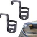 2 PCS Car Cup Holder, Portable & Anti-slip & Anti-friction Design, In-car Storage for Drinks Phone Tea Cup during Driving, Universal for Most Vehicles (Black #11)