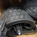 Collapsible Wagon Cart with Wheels Foldable - Folding Utility Heavy Duty Wagons Carts for Grocery Sports Garden Shopping Camping Wheelbarrows (Black, 120L)