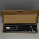 Supforce Closet Rods for Hanging Clothes, 17 to 84 Inches Ceiling/Wall Mounted Stepless Adjustable Closet Hanging Rod, 1.3 Inch Heavy Duty Hanging Clothes Rod for Closet Wardrobe Laundry RV (Black)