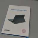 APHBZGE for iPad 6/5th Generation Case with Keyboard 2018/2017,Detachable Bluetooth Keyboard case for iPad Air 2/1,iPad Keyboard Case 9.7 inch with Pencil Holder,Square Keycaps,Pink