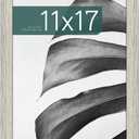 MCS Studio Gallery 11x17 Picture Frame Gray Woodgrain, Rectangle Photo Frame for Photos, Posters & Art Prints , 1-Pack , Gray Woodgrain 