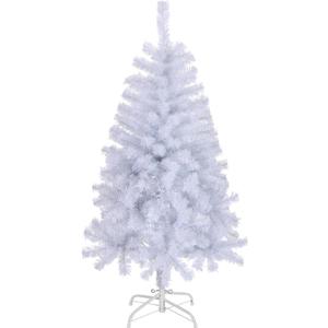 Bonnlo Artificial Christmas Tree, Upgraded Full 4ft White Christmas Tree w/ 346 Branch Tips, Small Christmas Tree for Home, Office, Party Decoration