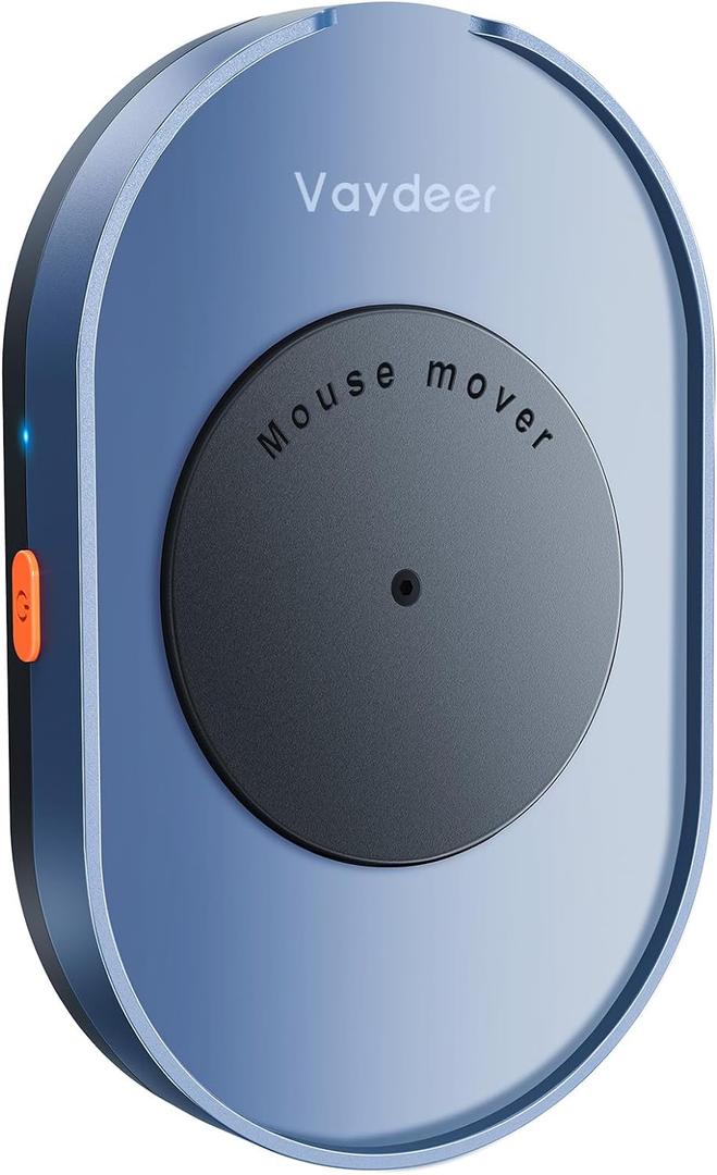 Vaydeer Undetectable Mouse Mover, M4 Mouse Jiggler Device with ON/Off Switch, Driver-Free Shaker Wiggler Mouse Movement Simulation for Computer Awakening, Gift Ideal for Men/Women (Navy Blue)