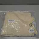 ZESICA Women's Turtleneck Batwing Sleeve Loose Oversized Chunky Knitted Pullover Sweater Jumper Tops (Beige, M)