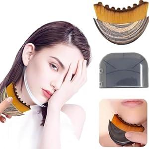 Lymphatic Contour Face Brush, Lymphatic Face Brush, Lymphatic Drainage Brush, Dry Brush, Neck, Chin & Face Sculpting, Anti-Puffiness, Gua Sha & Improves Skin Glow, Skin Care Massage Tools.