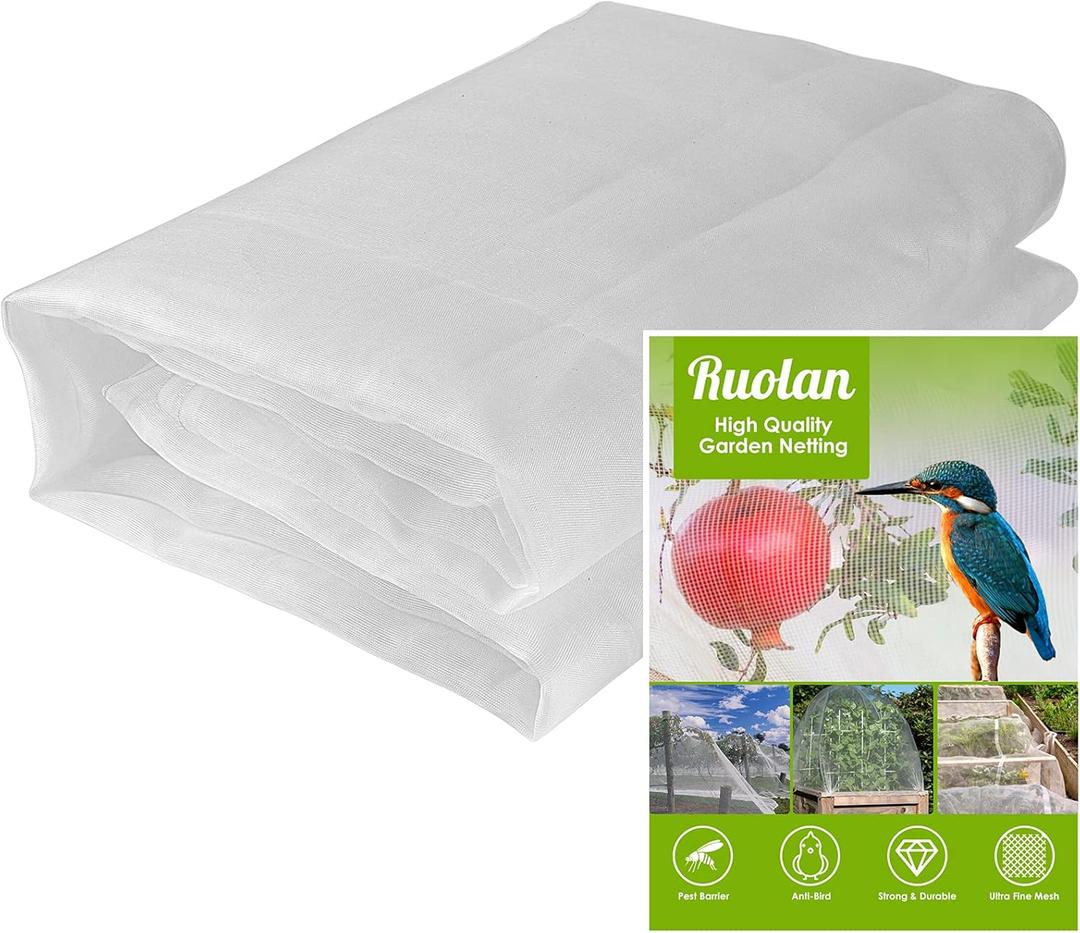Garden Mesh Netting for Plants-10X33 FT Insect Netting for Garden, Garden Cover, Garden Bug Netting, Berry Netting, Garden Fabric Plant Cover