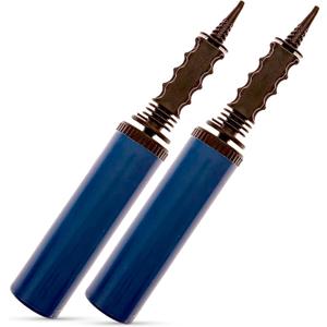Impresa Two-Way Small Hand Pump for Inflatables - 2 Pack - Great for Inflating Balloons, Yoga Balls, Pool Floats, Toys, and More - The Perfect Summer Party Supply - Inflate 2x as Fast