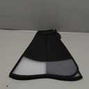 Soft Dog Cone Collar for Dogs After Surgery, Transparent Breathable Pet Recovery Collar for Large Medium Dogs, Adjustable Dog Cone Collar, Elizabethan Collar (L, Black) (L (Neck: 15.4-17.3"))