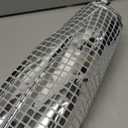 Coume Halloween Disco Ball Costume Shining Disco Outfit Shiny Mirror Ball Costume for 70s Dance Party (Kid Size)