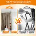 SISUPASSIE Light Bulb Changer for High Ceilings 26FT Reach, Light Bulb Changer 5-20FT with Basket and Suction Cup for Recessed Lights High Ceiling