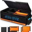 Kohree RV Storage and Organization, 74L Collapsible RV Storage Bag, RV Caddy Trunk Organizer for RV Accessories, RV Containers Holds RV Stabilization & Electric Accessories 