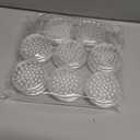 Jetec 16 Pieces Carpet Protectors Spiked Caster Cups Round Furniture Caster Cups Spiked Carpet for Furniture Legs, Sofas, Tables, Chairs