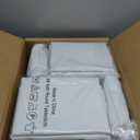 12 Pack White Round Tablecloth 90 Inch White Table Cloth Stain and Wrinkle Resistant Round White Tablecloths Reusable and Washable Polyester Fabric Table Covers for Buffet Wedding Party and Banquet