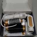 6 in ONE Blow Dryer Brush, Curling Wand Hair Styling Tools Set, Ionic Hot Air Hair Dryer, Massage Oval Hair Dryer, Left&Right Hair Curlers 100-120V