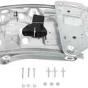 FINDAUTO Power Window Regulator fit for 1996 1997 1998 1999 2000 2001 2002 2003 2004 2005 2006 for Chrysler Sebring with and o Motor Rear Right Side,OE752-285