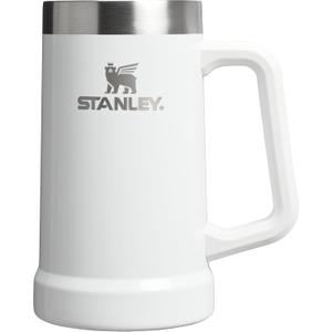 Stanley Stay-Chill Beer Stein 24 oz | Heavy Duty Big Grip Handle | Beer Tumbler Drink Cup, Holds 2 Cans | Insulated Stainless Steel Party Mug | BPA-Free (Frost Gloss)