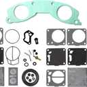 Aftermarket Mikuni Dual Carb Rebuild Kit with Base Gasket 62T-13556-00-00 Compatible with Yamaha Super Jet 700 Wave Raider