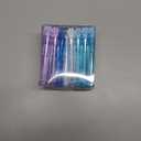 48 Pack Bubbles for Kids Party Favors - 4 Colors Mini Snowflake Bubble Wand Bulk with Bubbles Refill Solution Toys for Christmas Winter Easter Basket Goodie Bag Stuffers Birthday Gifts Supplies