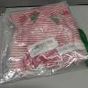 ZAXARRA Baby Christmas Sweatshirt Romper Striped Waffle Knit Jumpsuit Christmas Tree Embroidery Cute Boy Girl Holiday Outfit (Red)