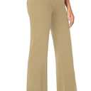 Tapata Women's 28''/30''/32''/34'' Stretchy Bootcut Dress Pants with Pockets Tall, Petite, Regular for Office Work Business (Oatmeal), Small