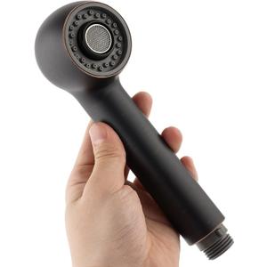 Hibbent Pull Out Sink Sprayer Head Replacement, 2 Function Kitchen Sink Faucet Head, G1/2 or 13/16 Inch Thread Faucet Head Kitchen Tap Sprayer Spout, Oil Rubbed Bronze