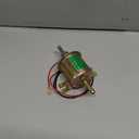 Electric Fuel Pump 12V Universal Low Pressure 12 Volt Transfer Inline Fuel Pump for Lawn Mower Carburetor Gas Diesel Engine 2.5-4psi HEP-02A