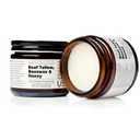 Santa Cruz Paleo, Beef Tallow, Beeswax & Honey Face Moisturizer, Organic, Unscented Grassfed Beef Tallow Skin Care, Sunscreen Free, Non Comedogenic Face & Body Moisturizer for Sensitive Skin, 2 Oz