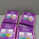 Poise Incontinence Pads & Postpartum Incontinence Pads, 3 Drop Light Absorbency, Long Length, 96 Count (4 Packs of 24), Packaging May Vary