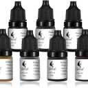 Permanent Makeup Pigment for Eyebrows Eyeliner 7 Colours Tattoo Ink Microblading Supplies for PMU Machine No Mixing Pigment Set for Professional Tattoo Kits Beauty Supplies (7 Bottles) 0.17 oz Each