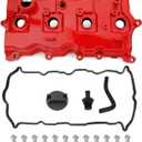 MITZONE Upgrade Aluminum Valve Cover Compatible with 2007-2013 Altima 2007-2012 Sentra SE-R 2.5L Part# 13264-JA00A Red
