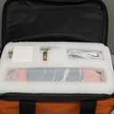 ETENWOLF VORTEX S6 Tire Inflator Portable Air Compressor for Heavy-duty Vehicle, Cordless Air Pump for Car & Inflatables with 19200 mAh Battery, 100% Duty Cycle & Dual Cylinder Bike Pump, Vivid Orange