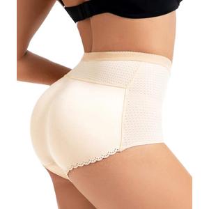 Ning Mi Butt Pads Briefs For Women Butt Lifter Shapewear Tummy Control Panties Seamless Underwear Padded Body Shaper M