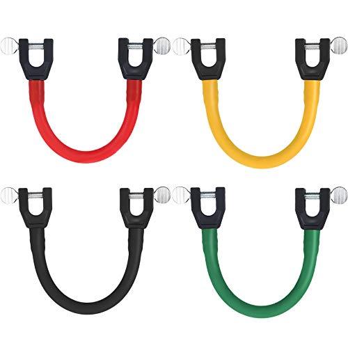 Skylety 3 Pieces Ski Tip Connector Trainer Skiing Training Wedge Aid for Beginners Snow Training, Assorted Colors(Yellow, Green, Black)
