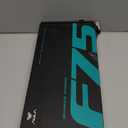 AULA F75 Pro Wireless Mechanical Keyboard with Knob,75% Hot Swappable Custom Gaming Keyboards,RGB Backlit,Pre-lubed Switches,Side Printed PBT Keycaps Creamy Sounding Computer Keyboard, Line White