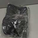 Black Non Slip Work Shoes, Water-Resistant Kitchen & Restaurant Sneakers, Cushioned Thick Midsole for All-Day Standing, Chef & Food Service Footwear, Size: 9.5 Men's