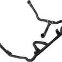 Heater Hose No.17127639027 Engine Coolant Reservoir Tank Hose for BMW X1 E84 2.0L 2011-2017 Rubber Black Good Sealing