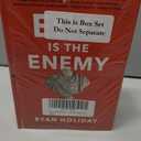 Ryan Holiday 3 Books Collection Set (Ego Is The Enemy, The Obstacle Is The Way, Stillness Is The Key Hardcover)